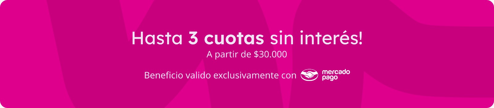 Banner cuotas sin interés